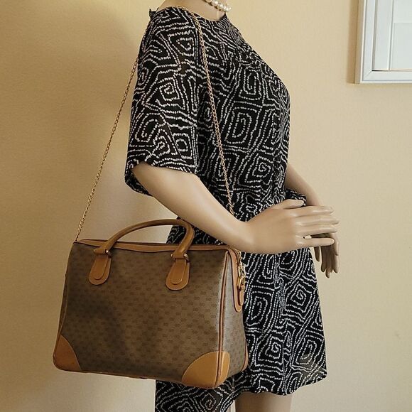 Authentic Gucci GG Monogram Satchel Bag - Picture 4 of 12